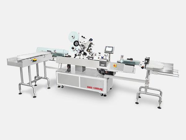 立進立出臥式圓瓶智能貼標(biāo)機